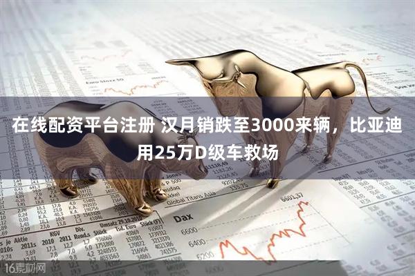在线配资平台注册 汉月销跌至3000来辆，比亚迪用25万D级车救场